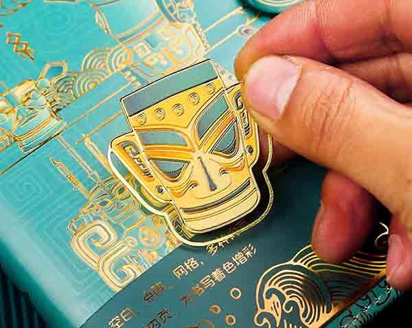 探秘三星堆文具套裝中國風(fēng)博物館創(chuàng)意文創(chuàng)紀念品古風(fēng)節(jié)日禮物禮盒