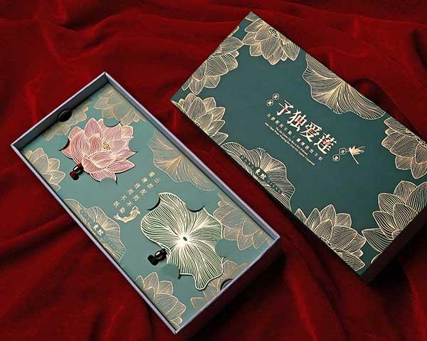 予獨(dú)愛蓮故宮書簽禮盒裝
