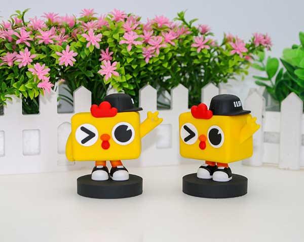 企業(yè)展會活動(dòng)禮盒裝硅膠軟膠立體公仔