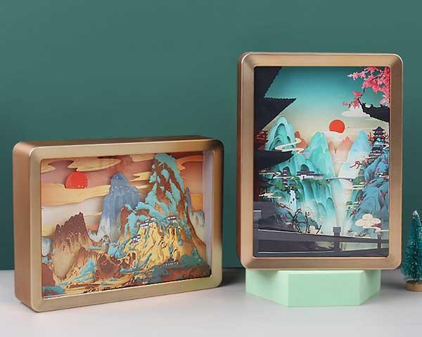 創(chuàng)意文創(chuàng)禮品公司活動禮物桌面相框燈